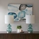 preview thumbnail 15 of 55, Ellipse Curved Gourd Glass Table Lamp, Set of 2
