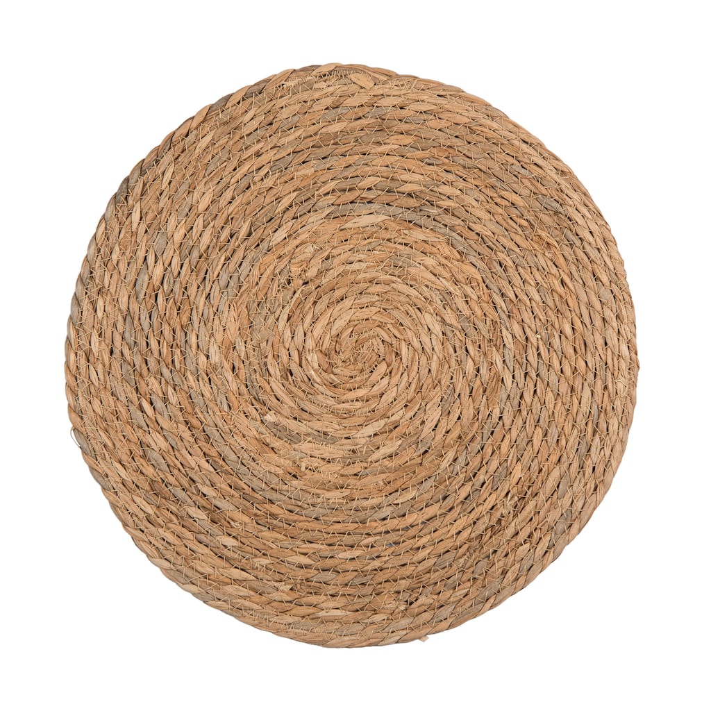 Midnight Seagrass Round Placemat Set of 6