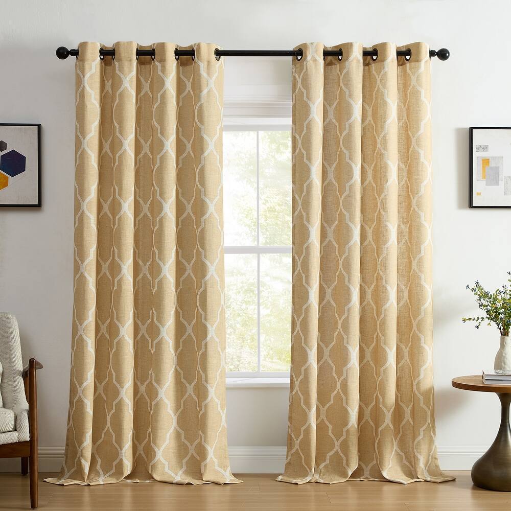 Elrene Medalia Grommet Top Curtain Panel