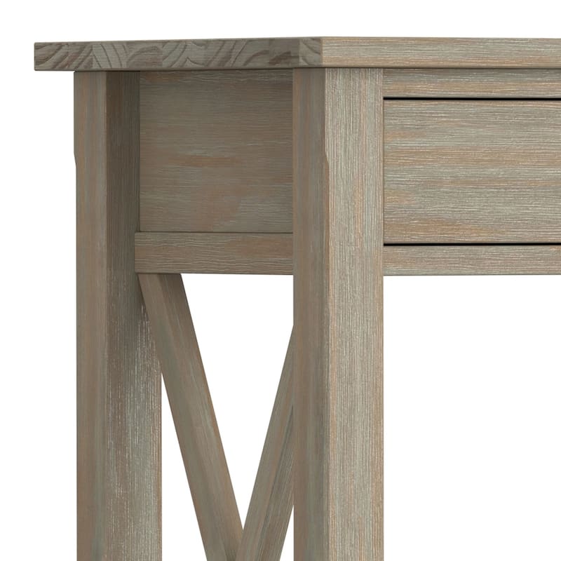 WYNDENHALL Waterloo SOLID WOOD 47 inch Wide Contemporary Console Sofa Table - 47.4 Inches wide