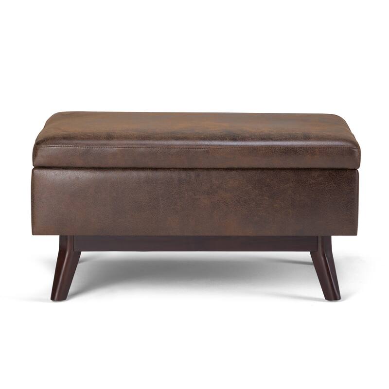 Wyndenhall Ethan Mid-century Modern Rectangular Table Ottoman