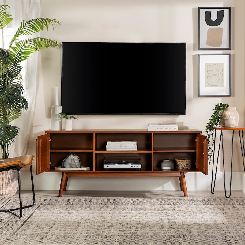 Middlebrook 58-inch Mid-Century Solid Wood TV Stand