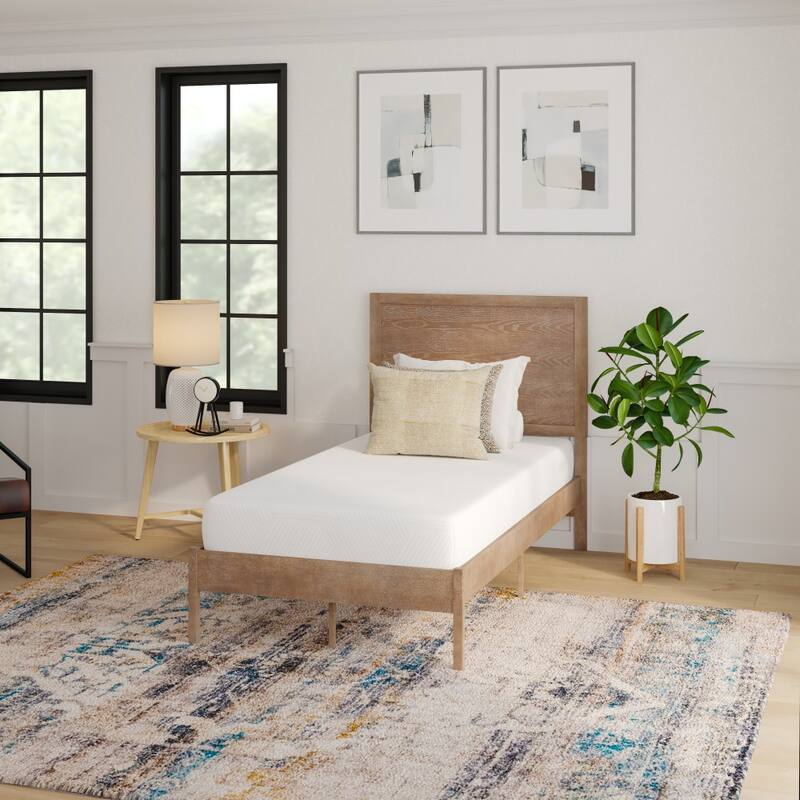 Memory Foam Mattress in a Box Infused with Charcoal & Green Tea