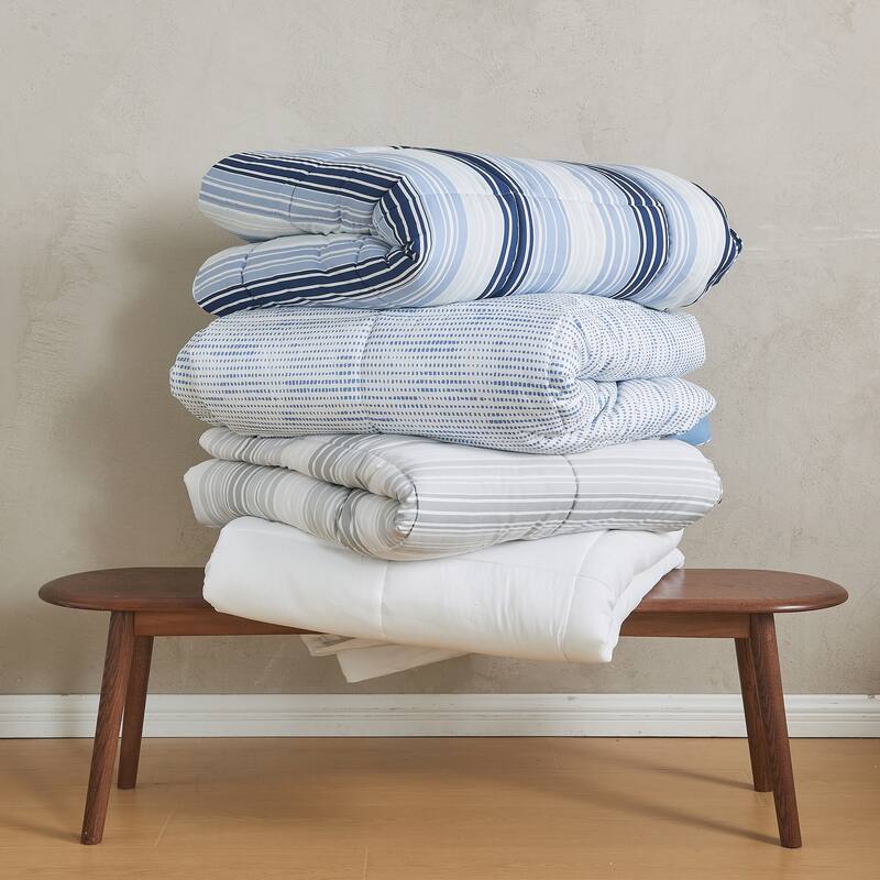 Linery & Co. All Season Down Alternative Reversible Comforter Set