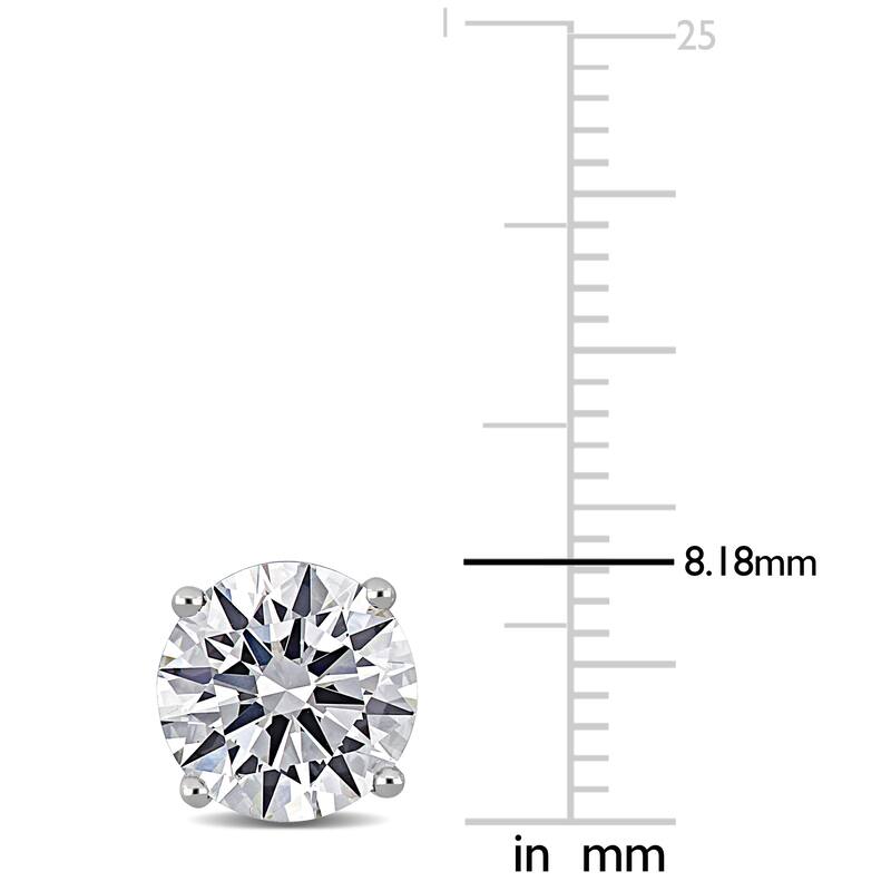 4ct TW Lab-Grown Diamond Stud Earrings in 14K White Gold