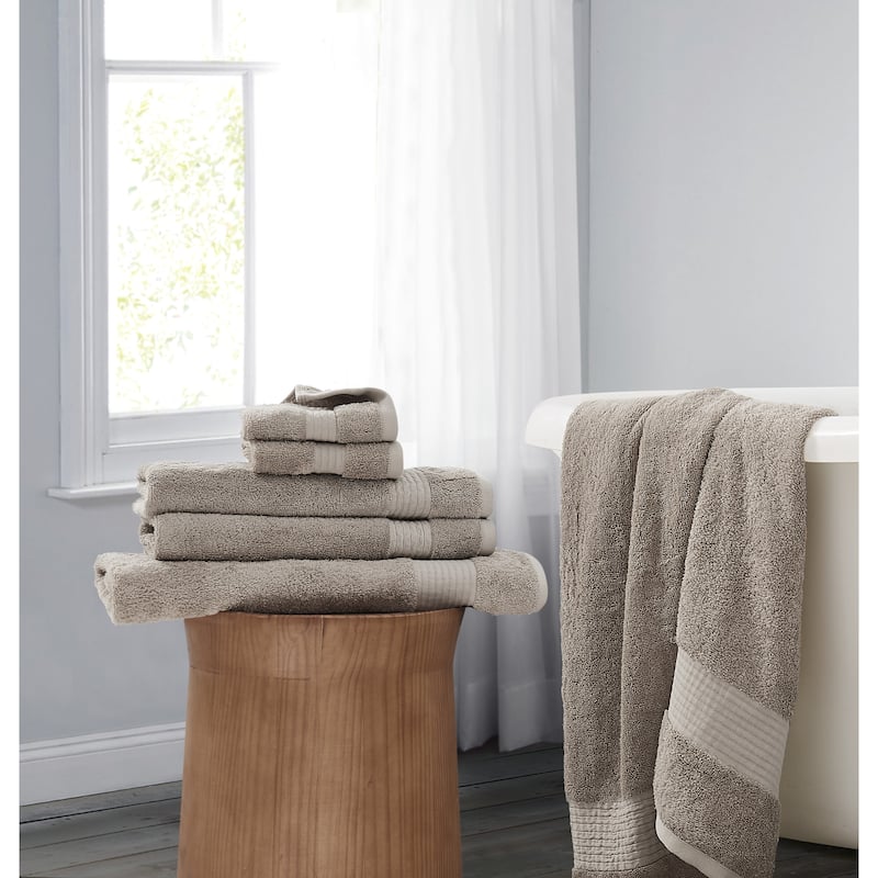 Brooklyn Loom Cotton TENCEL 6 Piece Towel Set - Towel Set
