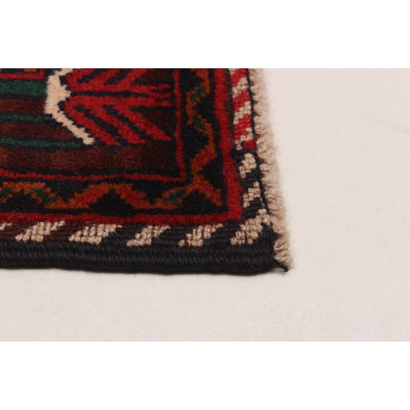Teimani Red Rug 3'10" x 6'3" - 3'10 x 6'3