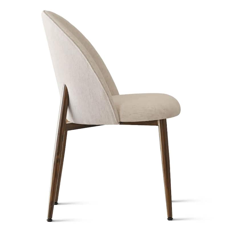 Upholstered Back Chenille Dining Chair (Set of 4)