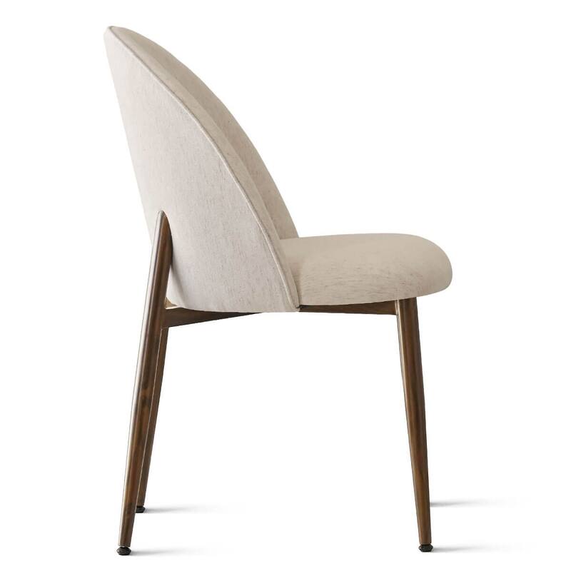 Upholstered Back Chenille Dining Chair (Set of 6)