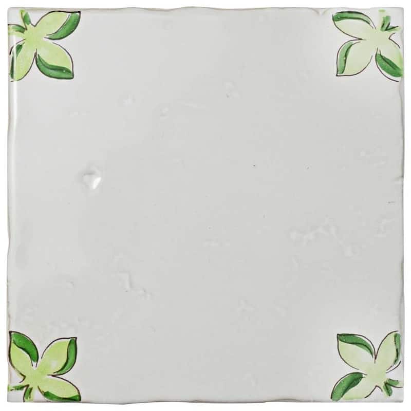 Merola Tile 5.125x5.125-inch Nove Taco Paterna Ceramic Wall Tile