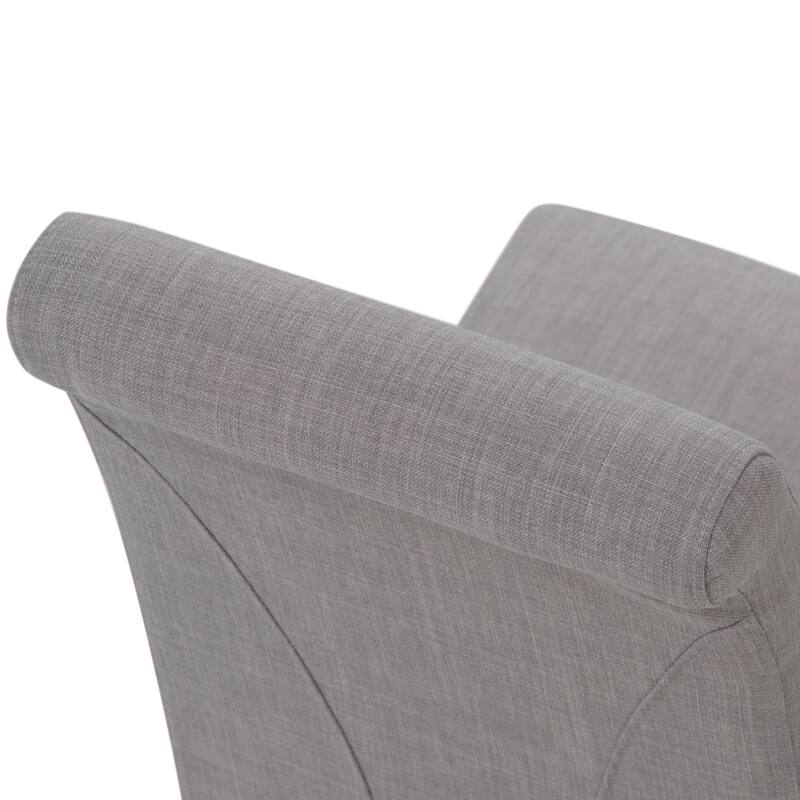 WYNDENHALL Franklin Transitional Deluxe Parson Dining Chair (Set of 2) - 17.7"w x 19.7"d x 40.2"h