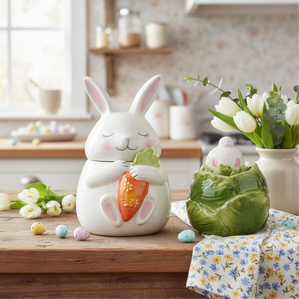 10 Strawberry Street Bunny Patch Canister Collection - Bed Bath
