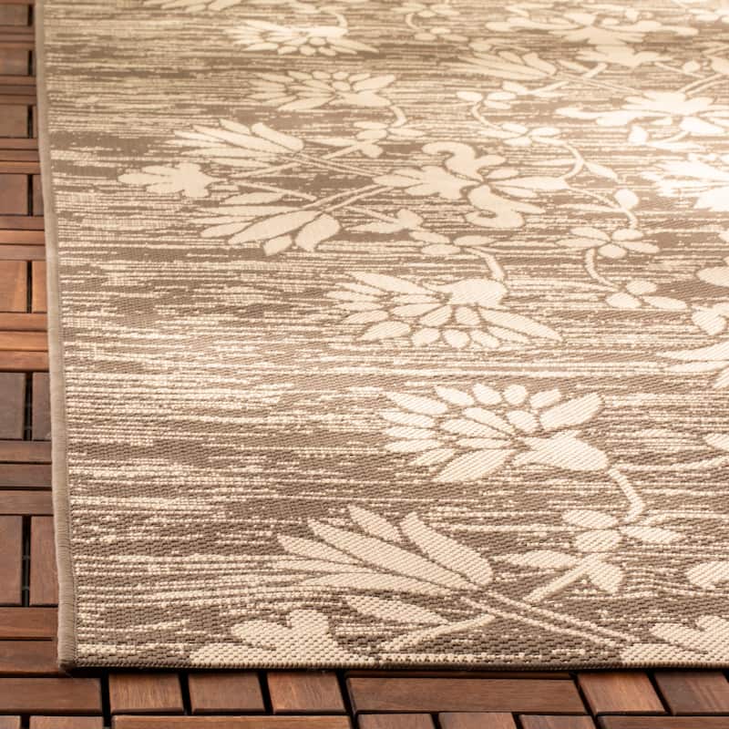 SAFAVIEH Courtyard Tetsuko Indoor/ Outdoor Waterproof Patio Backyard Rug