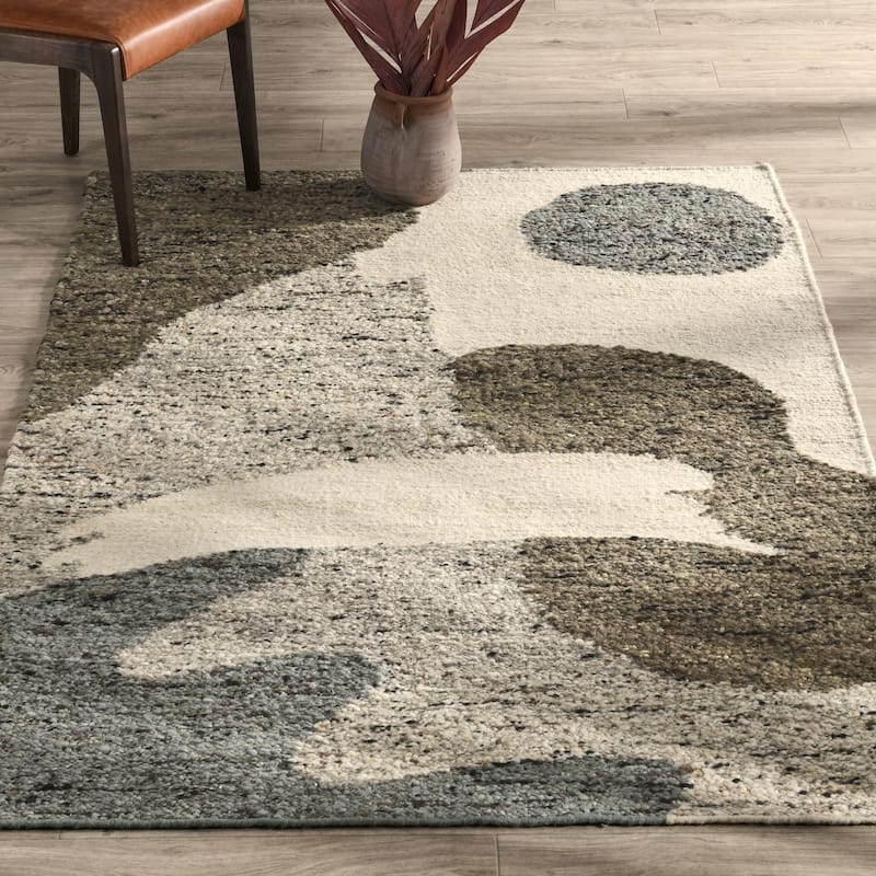 Villa by Classic Home Hesperia Hand Woven Wool Rug - 8x10 - Multicolor