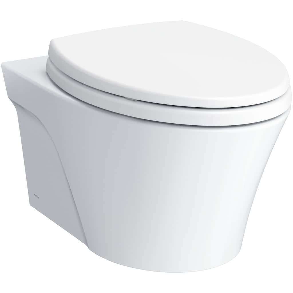 Toto CWT426CMFG#MS AP 0.9 / 1.28 GPF Dual Flush Wall Mounted Two Piece Elongated Chair Height Toilet