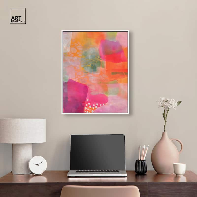 Garnet Gleam II Canvas by Art Remedy