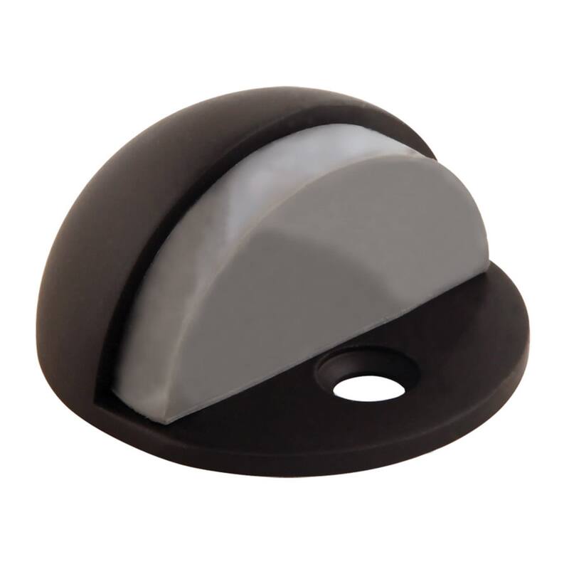 Design House 188359 1-1/2" Floor Mounted Dome Door Stop - Oil Rubbed Bronze