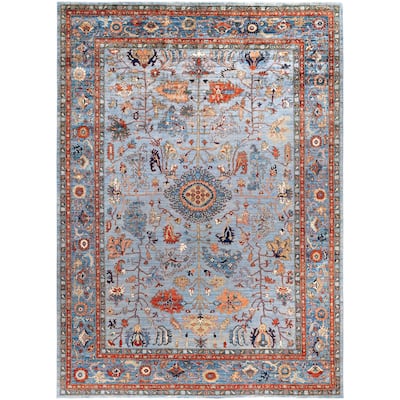 Serapi One-of-a-Kind Hand-Knotted Area Rug - Gray - 10' 0" x 13' 8"