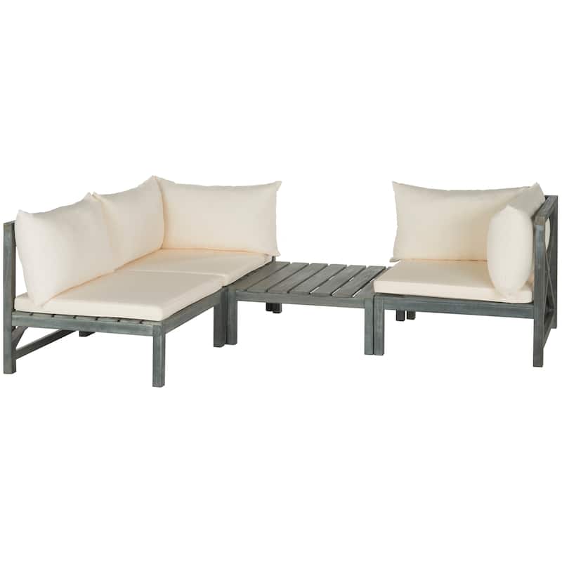 SAFAVIEH Outdoor Pietra Modular Sectional - 27W x 27D x 27H