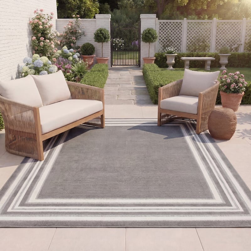 SAFAVIEH Cabana Pratima Indoor/Outdoor Waterproof Patio Backyard Rug