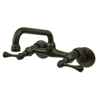 Kingston Brass Kingston 1.8 GPM Wall Mounted Bridge Kitchen Faucet