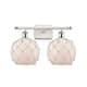 Option White and Polished Chrome / White Glass
