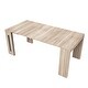 preview thumbnail 18 of 20, ERIKA Modern Extendable Console Table Dining Table