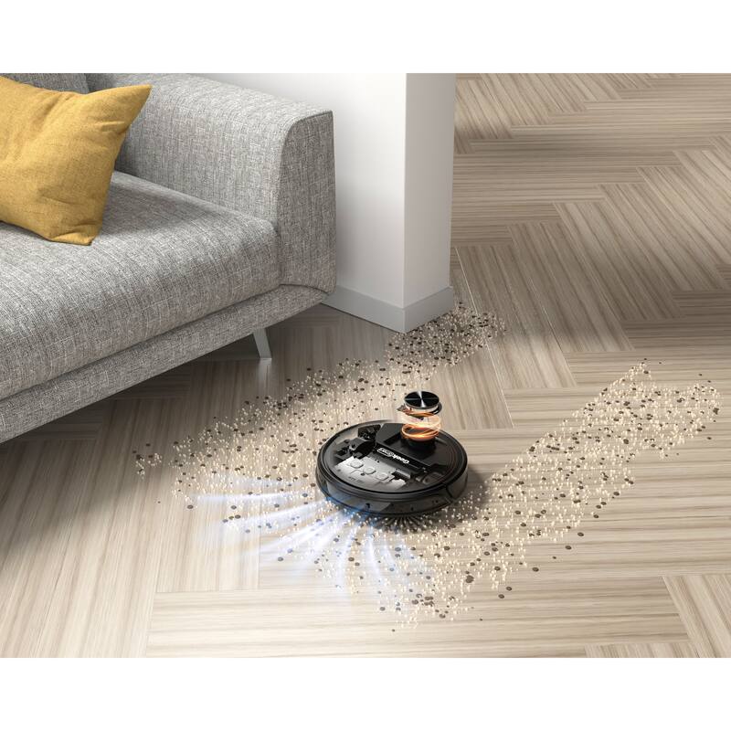 Anmytek LDS Navigation 2-in-1 Robot Vacuum Mop 2700 PA Max Suction Wi-Fi App for Pet Owners Larger Homes