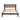 Sleeplanner Wood Platform Bed with Headboard, King 40SF01K
