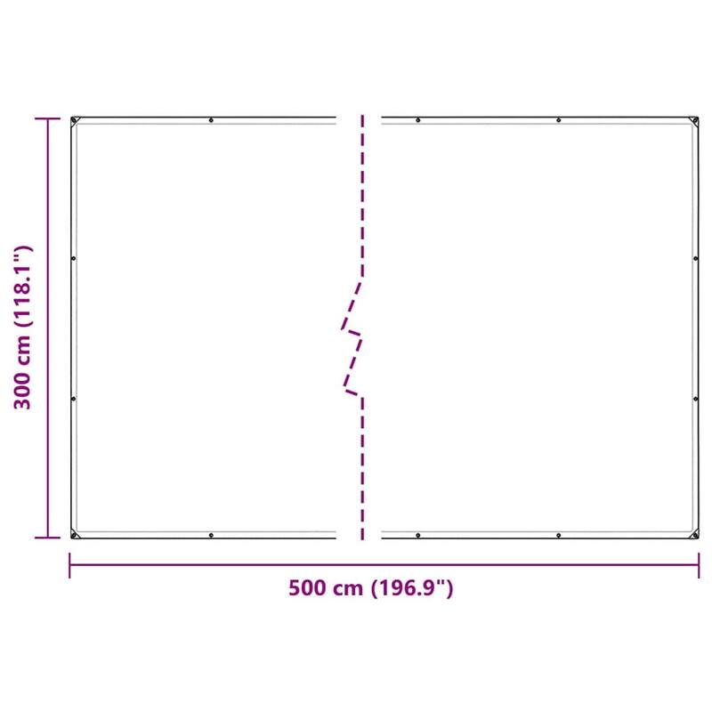 vidaXL Plant Cover Transparent and White PVC