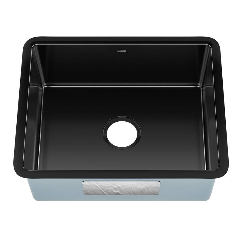 KRAUS Pintura Porcelain Enameled Steel Undermount Kitchen Sink