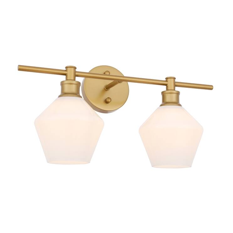 Gerald 2-Light Wall Sconce - 19.1/10.2 - 19.1/10.2