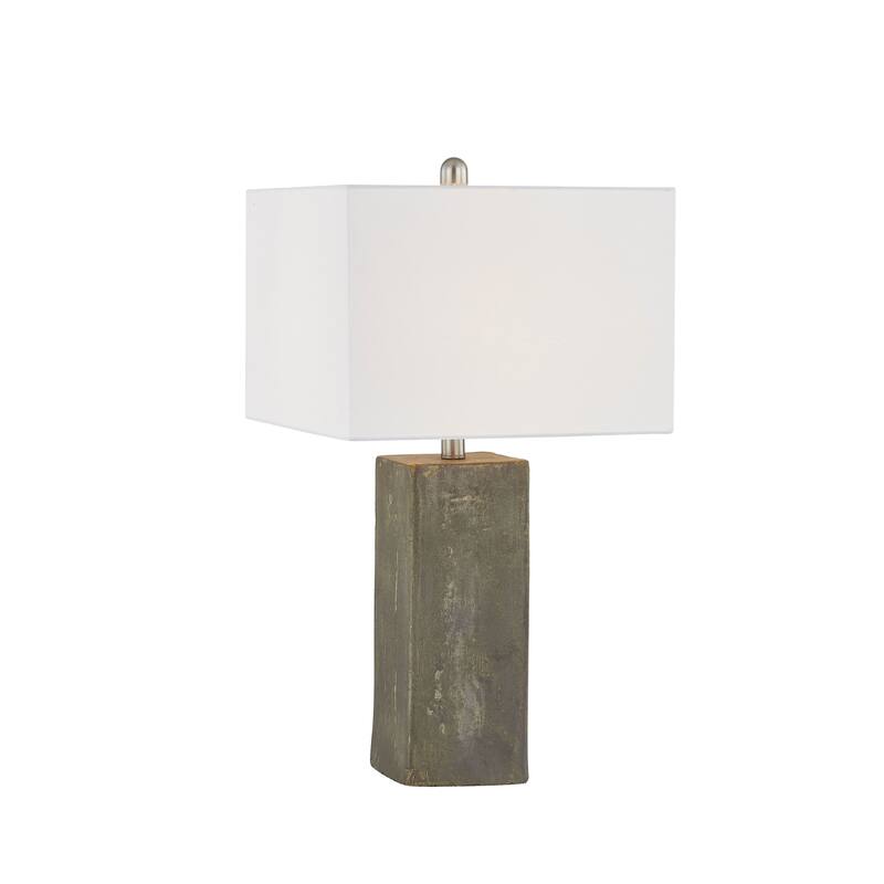 Nelson 26" Table Lamp with Linen Shade, Taupe