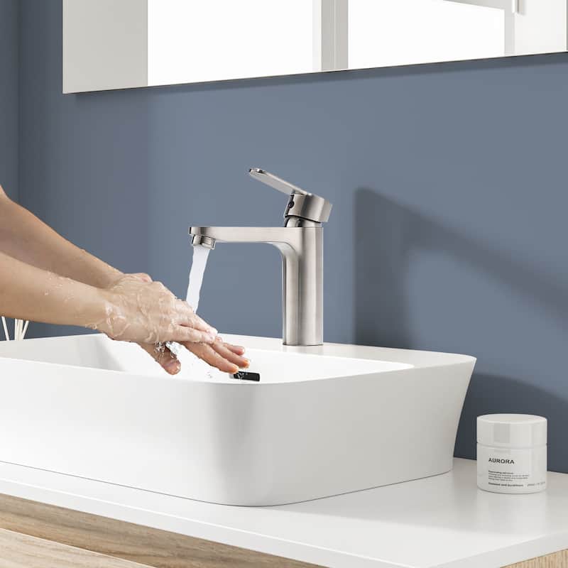 Topcraft Single Handle Single Hole Bathroom Faucet Bathroom Vessel Faucet
