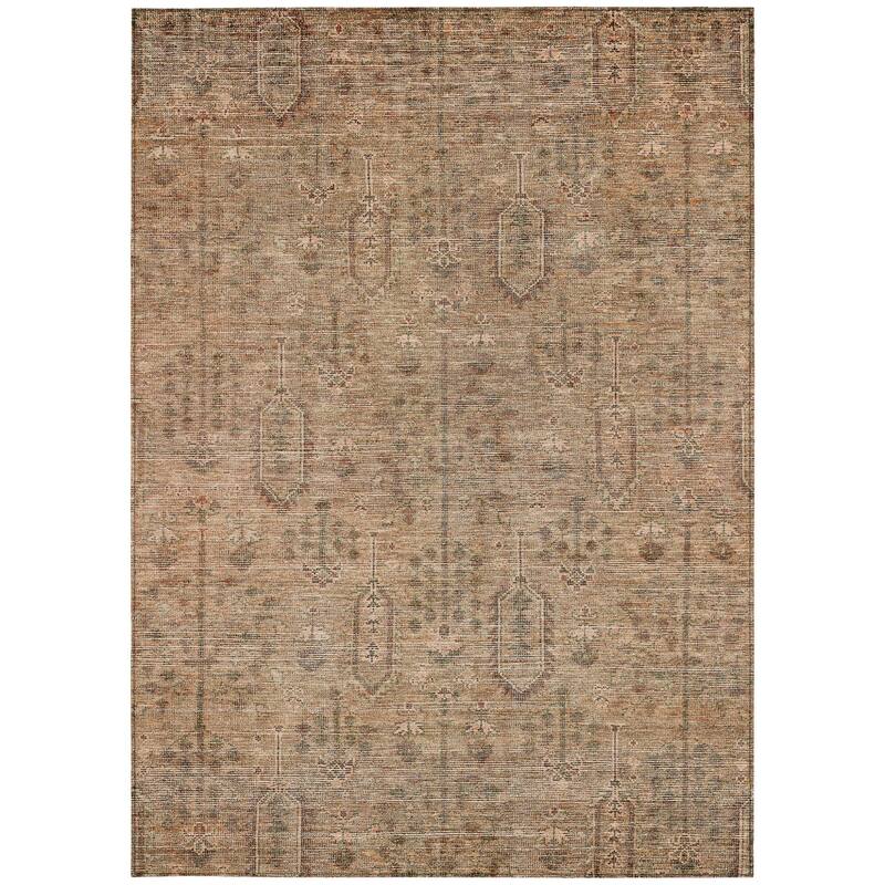 HomeRoots Southwestern Transitional Rectangle Outdoor Rug