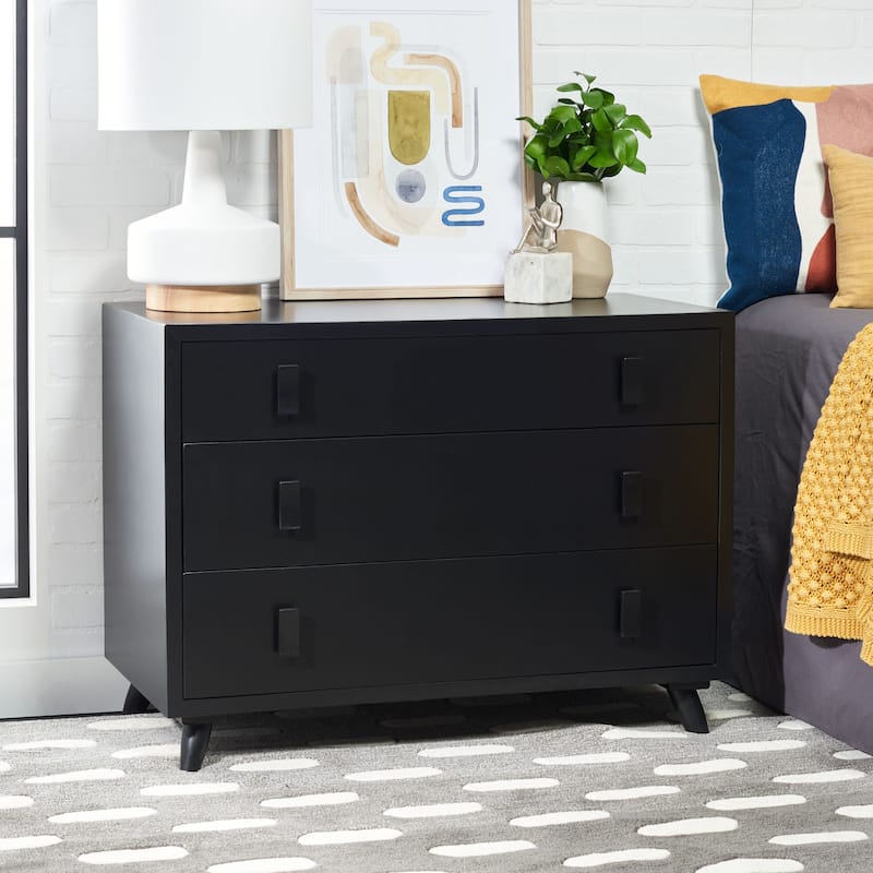 SAFAVIEH Attie 3-Drawer Storage Bedroom Chest.