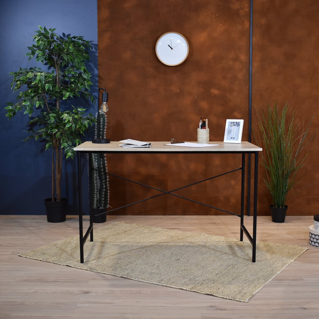 Homylin Simple Wooden Top Writing Computer Student Desk