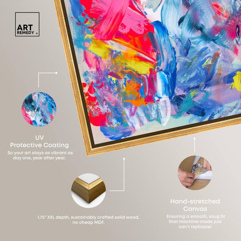 Colorburst Mirage Canvas by Art Remedy