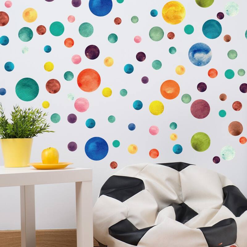 Walplus Polka Dots Wall Sticker Big Wall Home Decoration Nursery Decor
