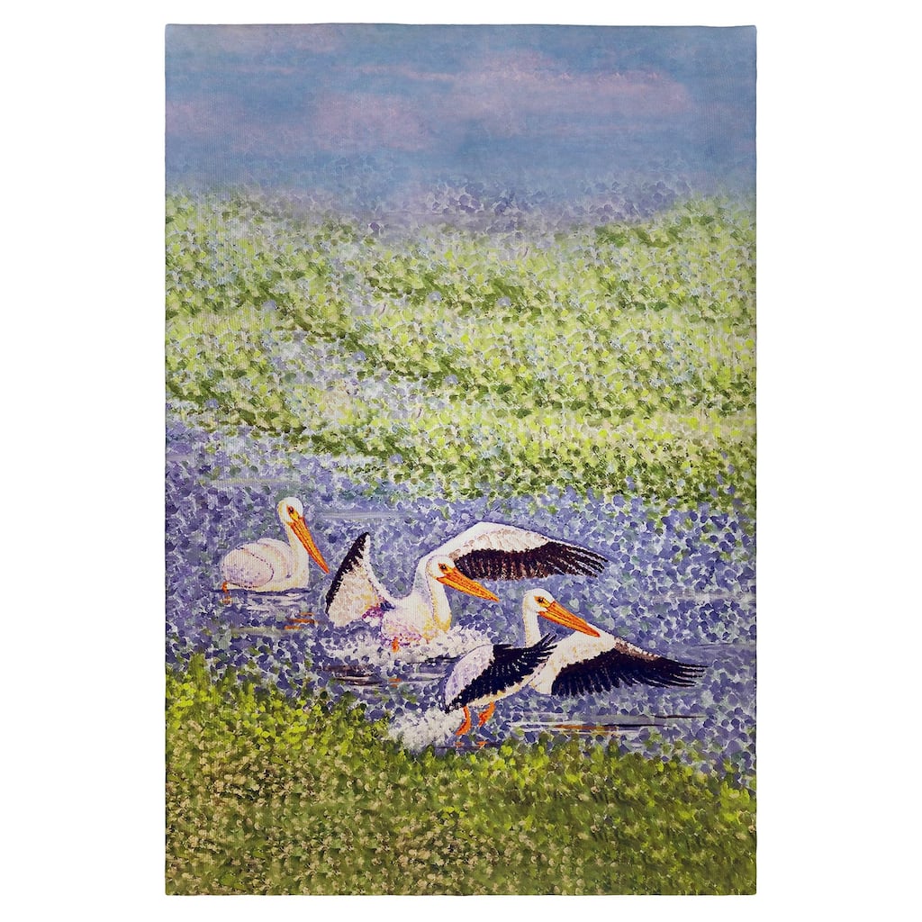 White Pelican Wings Guest Towel - 20x20