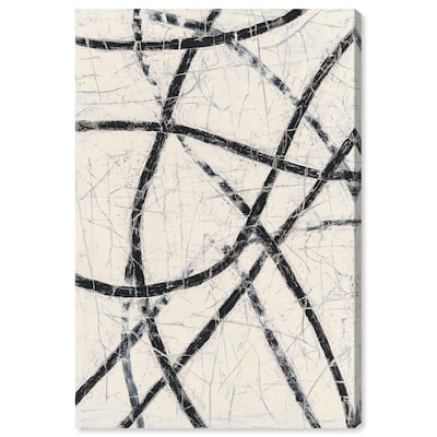 Intersecting Lines II Canvas by Art Remedy, Gallery Wrapped