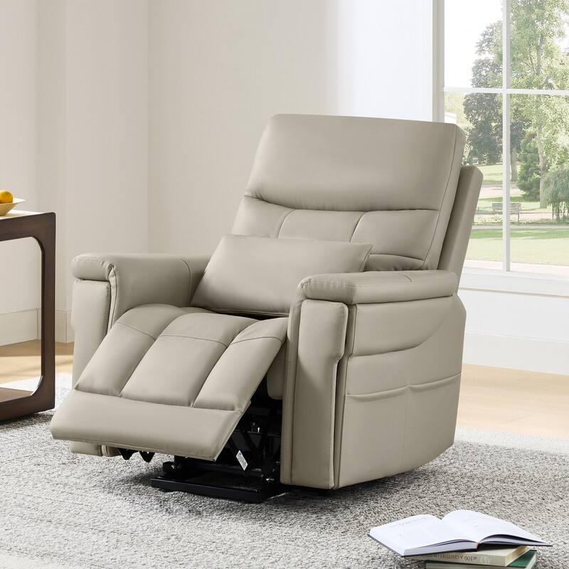Spruce & Spring Dual Motors Lay Flat Recliner Lift Recliner for Elderly