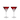 Waterford Lismore Red Martini 7floz, Set of 2