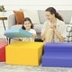 preview thumbnail 16 of 15, Qaba Foam Play Set for Toddlers and Children, Easy-to-clean 4 Piece Soft Indoor Climber