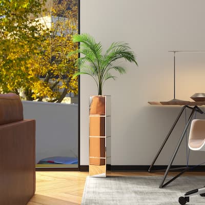 Tall Floor Vase Large Mirrored Vase