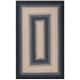 preview thumbnail 9 of 44, SAFAVIEH Handmade Braided Josefa Country Rug 2'6" x 5' - Black/Grey - Rectangle