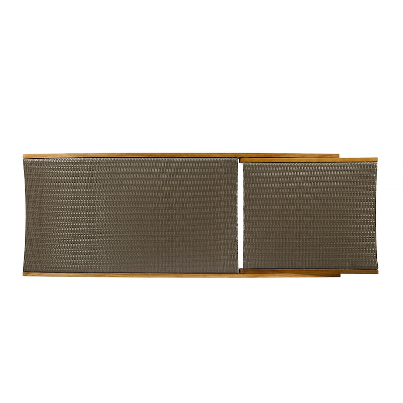 Banzai Outdoor Wicker and Wood Chaise Lounge (Set of 4) by Christopher Knight Home