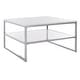preview thumbnail 7 of 5, SAFAVIEH Aliza 2-Tier Modern Glam Square Coffee Table - 30" x 30" x 16.5"