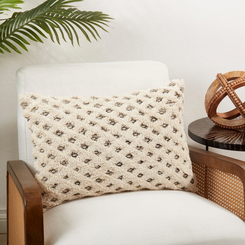 Diamond Elegance Tufted Diamond Throw Pillow