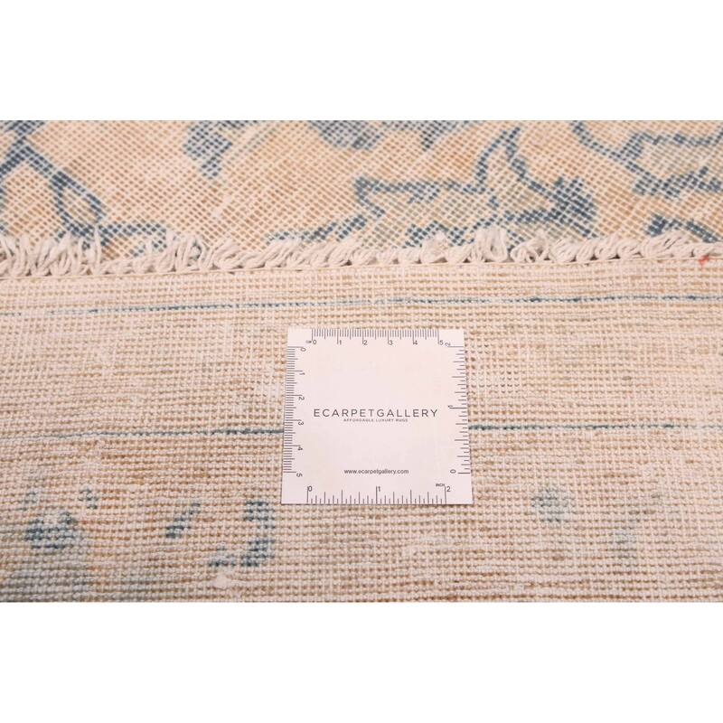 ECARPETGALLERY Hand-knotted Antalya Vintage Beige Wool Rug - 9'11 x 13'3